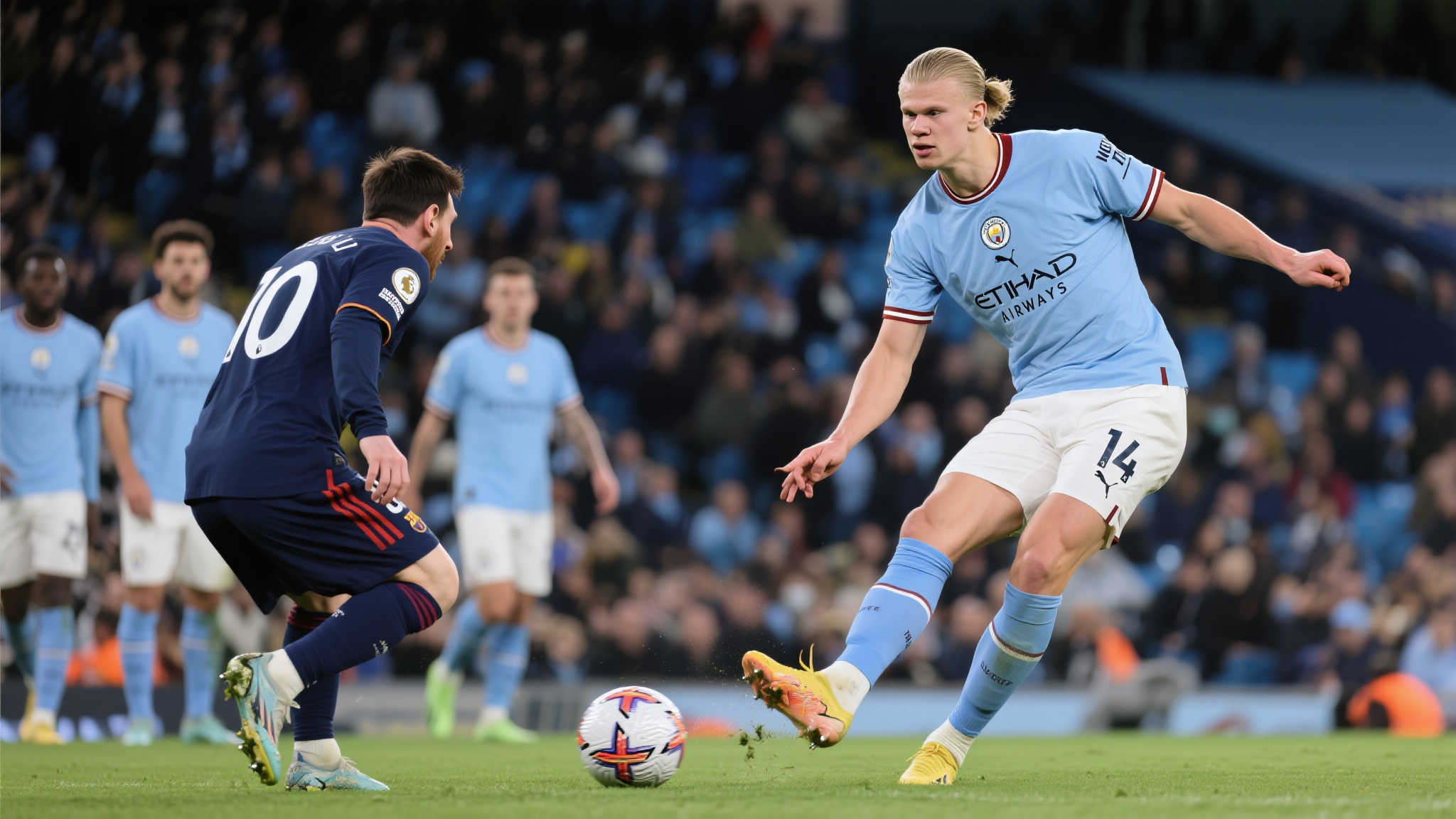 哈兰德该学学,梅西的让点时机是怎么把握的? 哈兰德该学学,梅西的让点时机是怎么把握的?